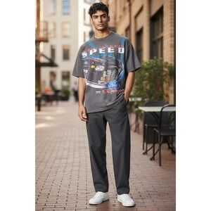 Large Vintage Tultex 1990s NASCAR Ford Racing A New Breed of Speed Taurus